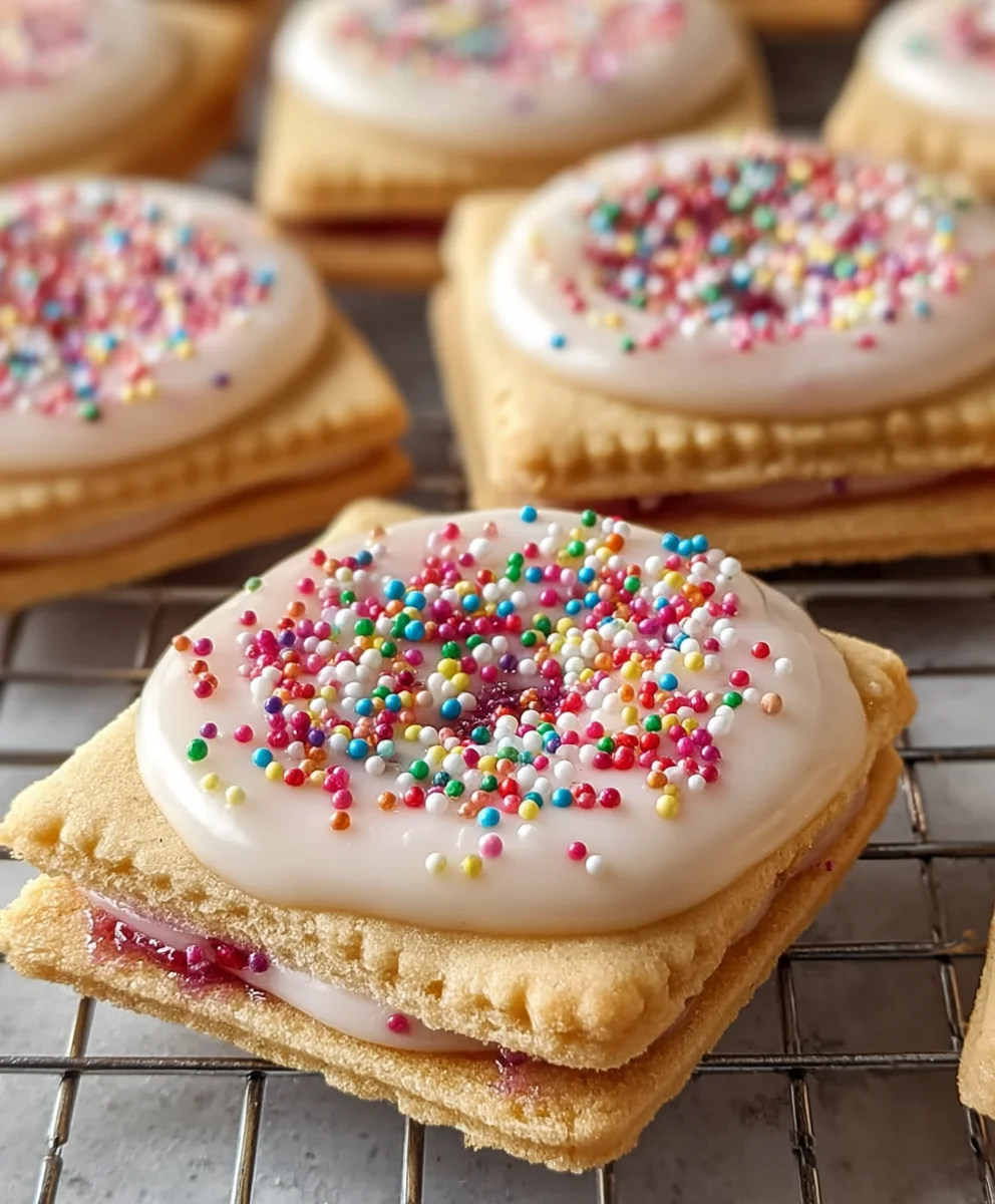 Frosted Pop-Tart Cookies- Deliciously Sweet Treats