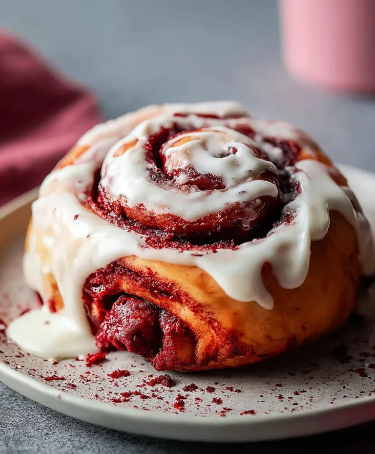 Red Velvet Cinnamon Rolls From Scratch-Easy Recipe