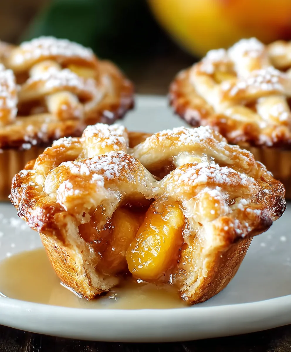 Easy Mini Peach Pies - Delicious Summer Dessert