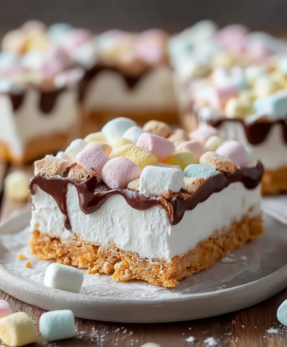 Easy No-Bake Marshmallow Slice Recipe