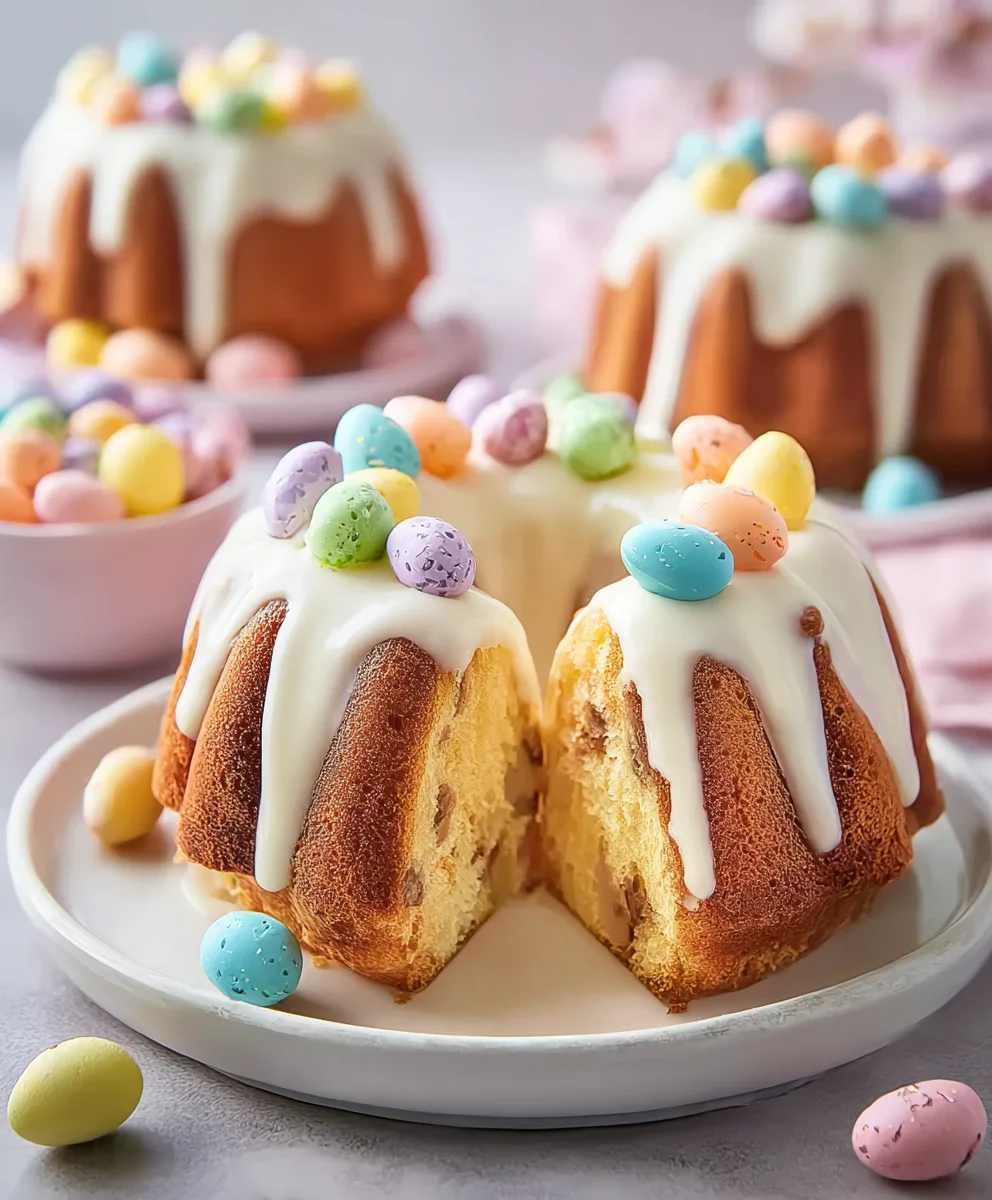 Surprise Inside Easter Bundt Cakes-Festive Dessert