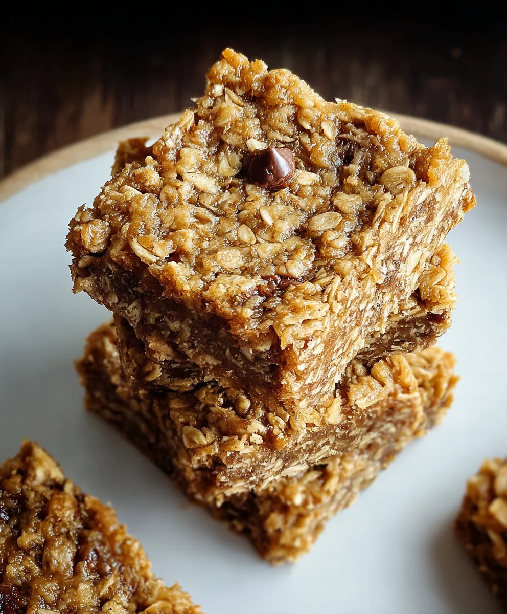 Easy Banana Oat Bars - Simple Healthy Snack