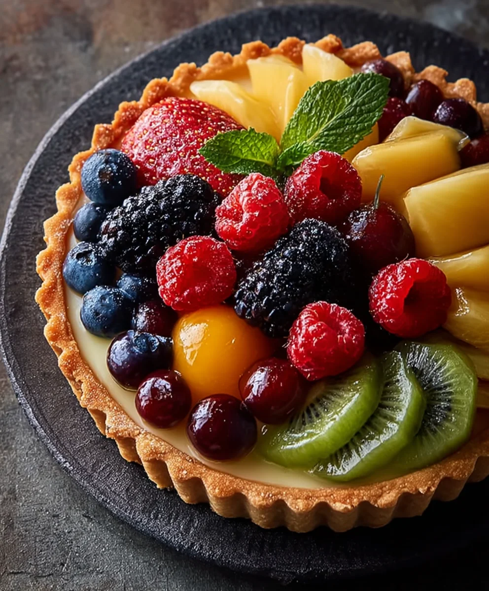 Easy Fruit Tart Recipe - Delicious & Fresh Dessert