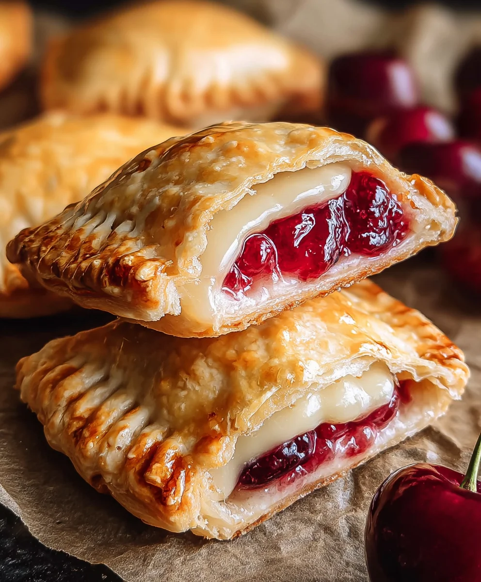 Cherry Cheesecake Hand Pies-Easy Dessert Recipe