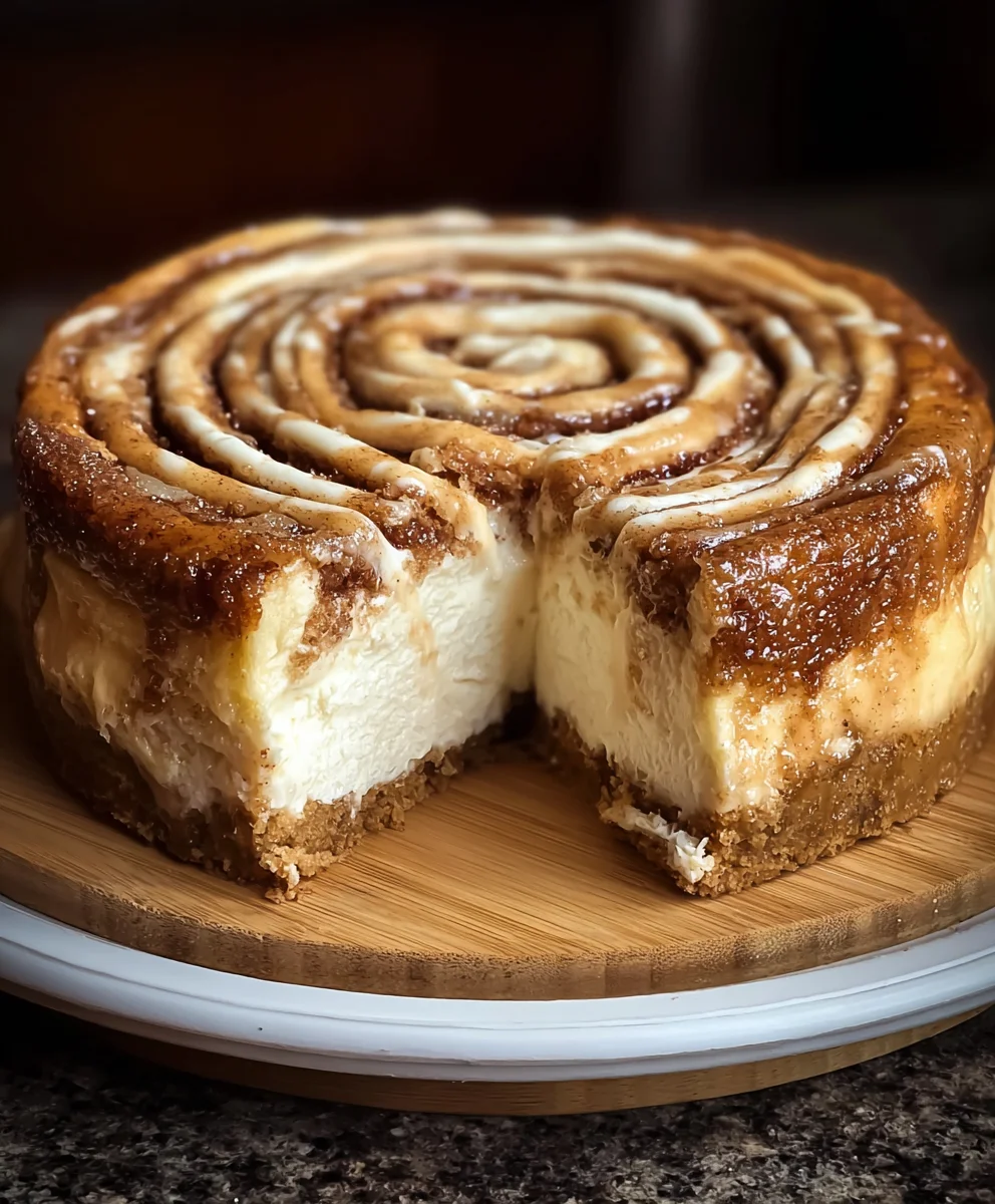 Cinnamon Roll Honeybun Cheesecake Recipe