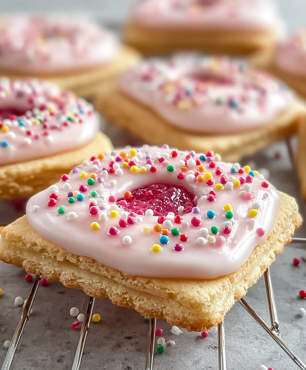 Frosted Pop-Tart Cookies- Deliciously Sweet Treats