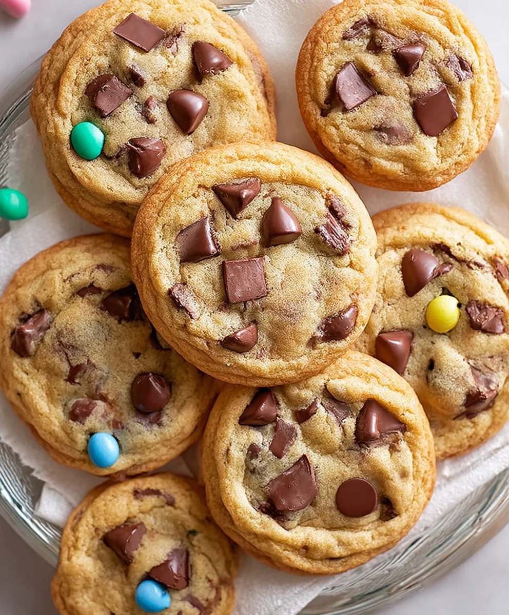 Easter Chocolate Chip Cookies- Best Easy Recipe