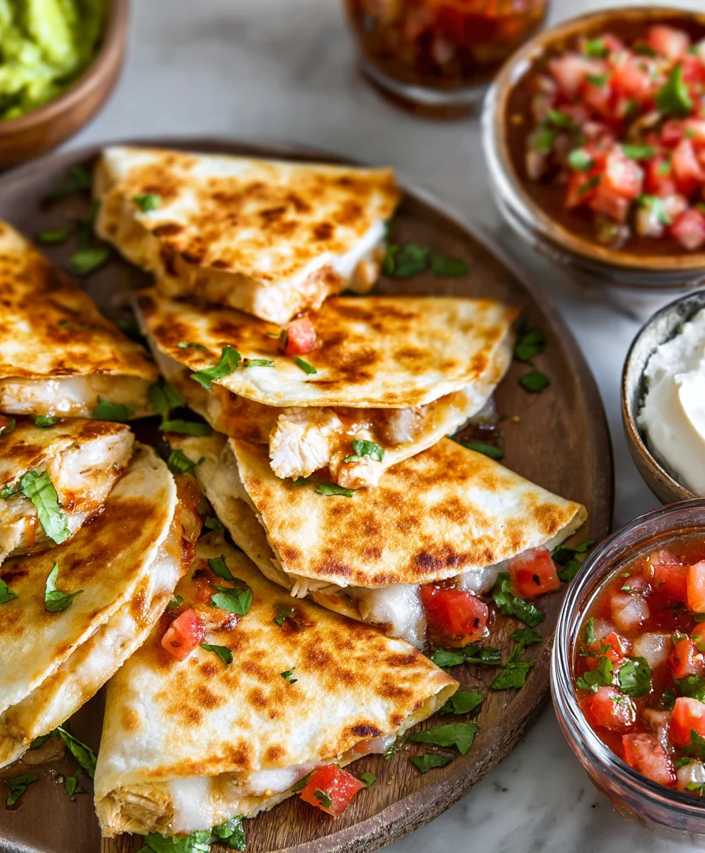 Easy Mini Chicken Quesadillas Recipe - Quick Bite