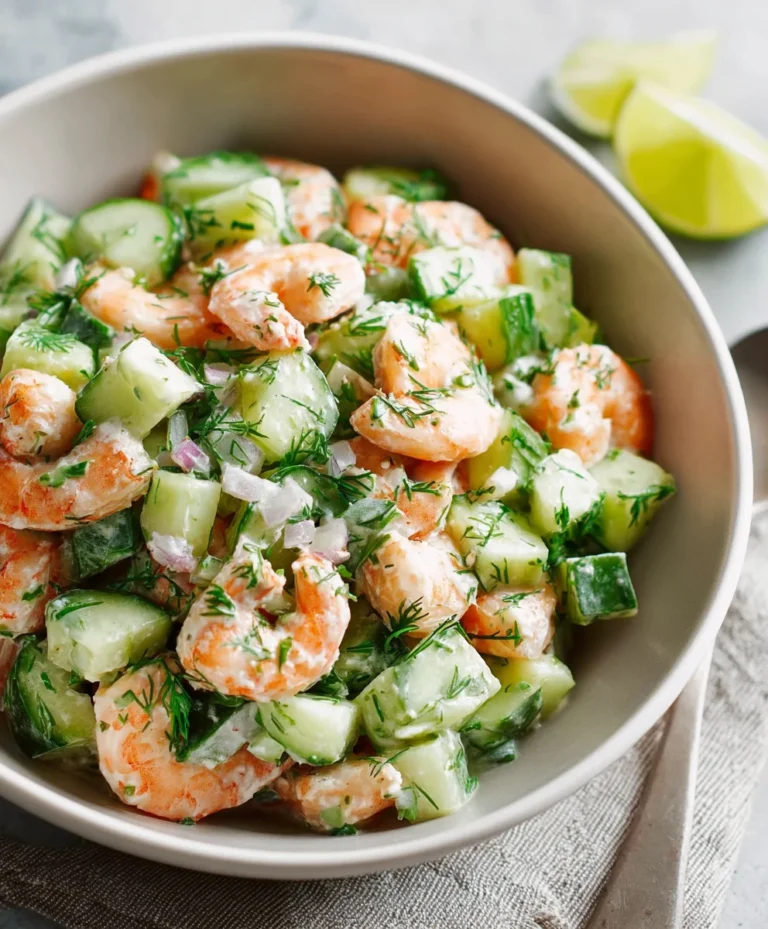 Cool Cucumber Shrimp Salad – Easy & Refreshing