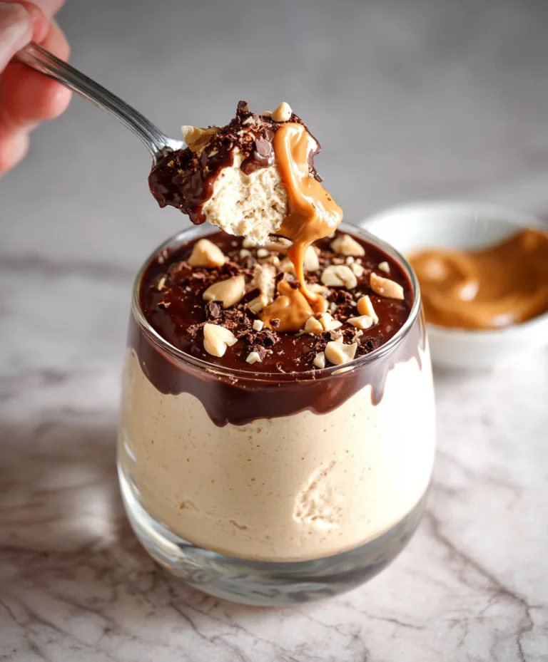 Peanut Butter Mousse-Easy Cottage Cheese Dessert