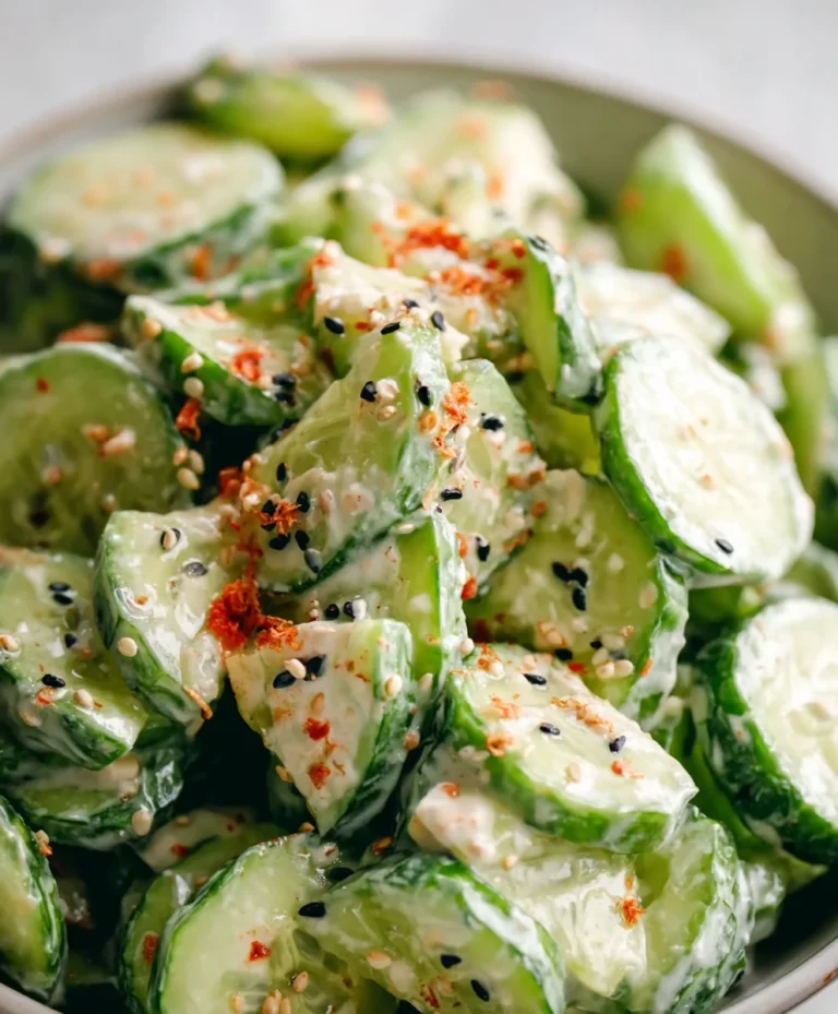 Easy California Roll Cucumber Salad-Fresh & Flavorful