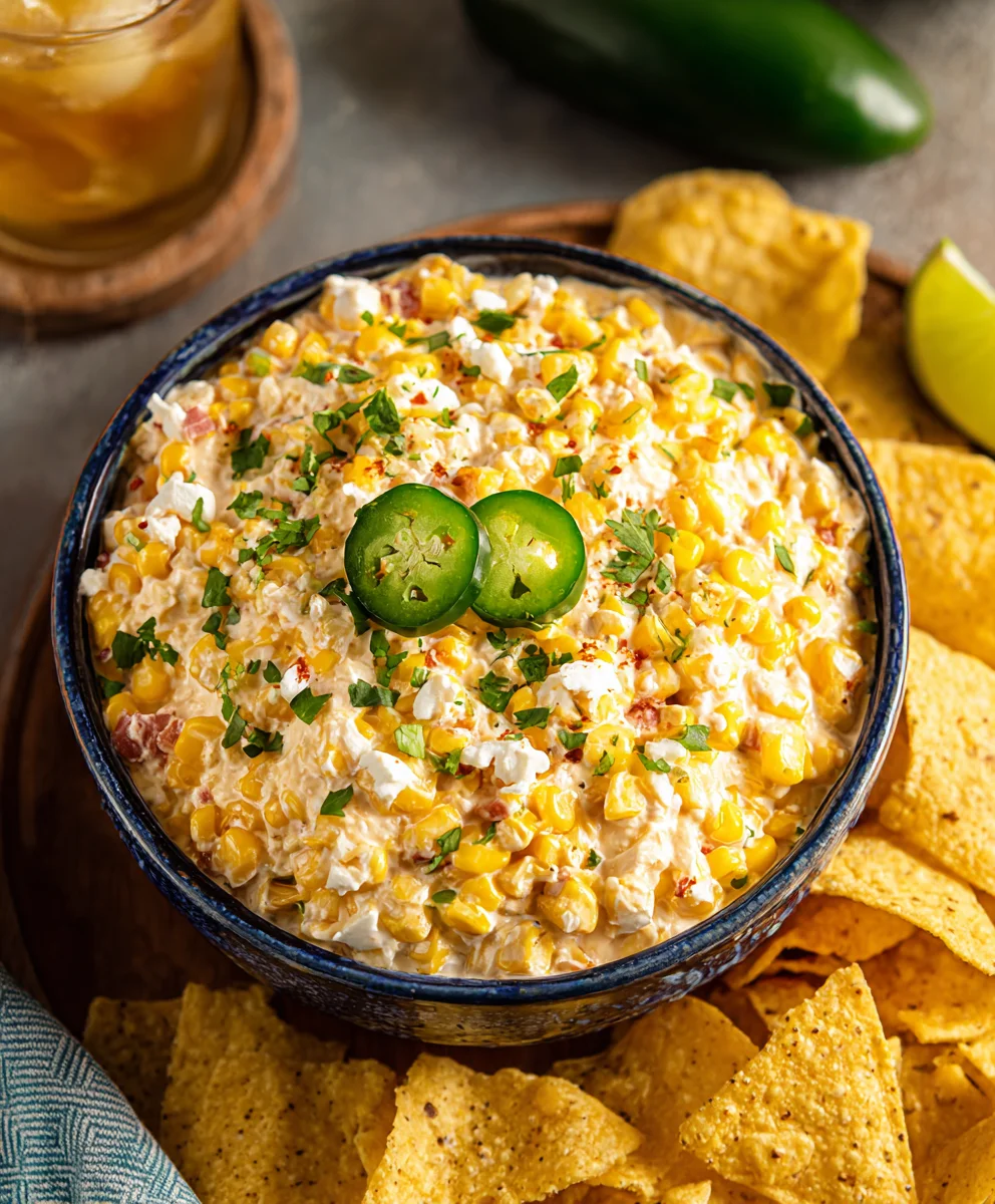 Crockpot Jalapeno Corn Dip - Easy & Creamy Recipe