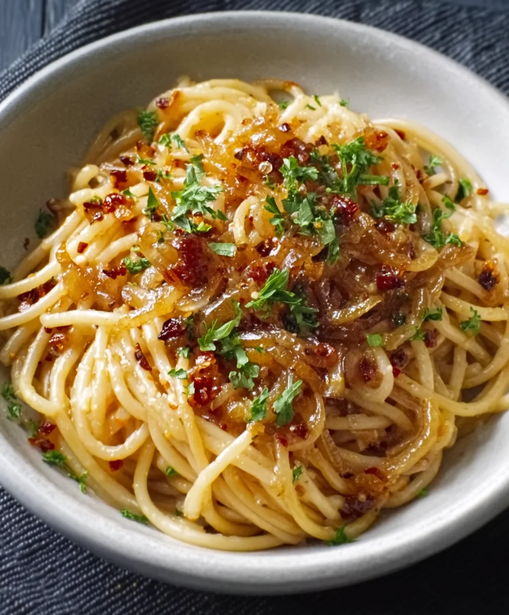 Caramelized Onion Pasta Chili Oil-Sweet Spicy