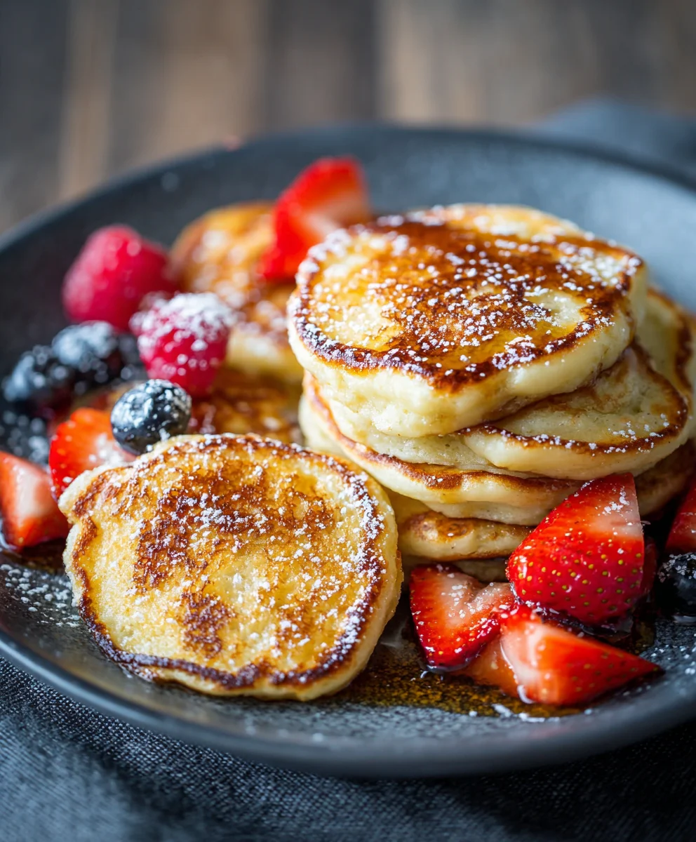 Fluffy Cottage Cheese Pancakes - Easy & Delicious Recipe