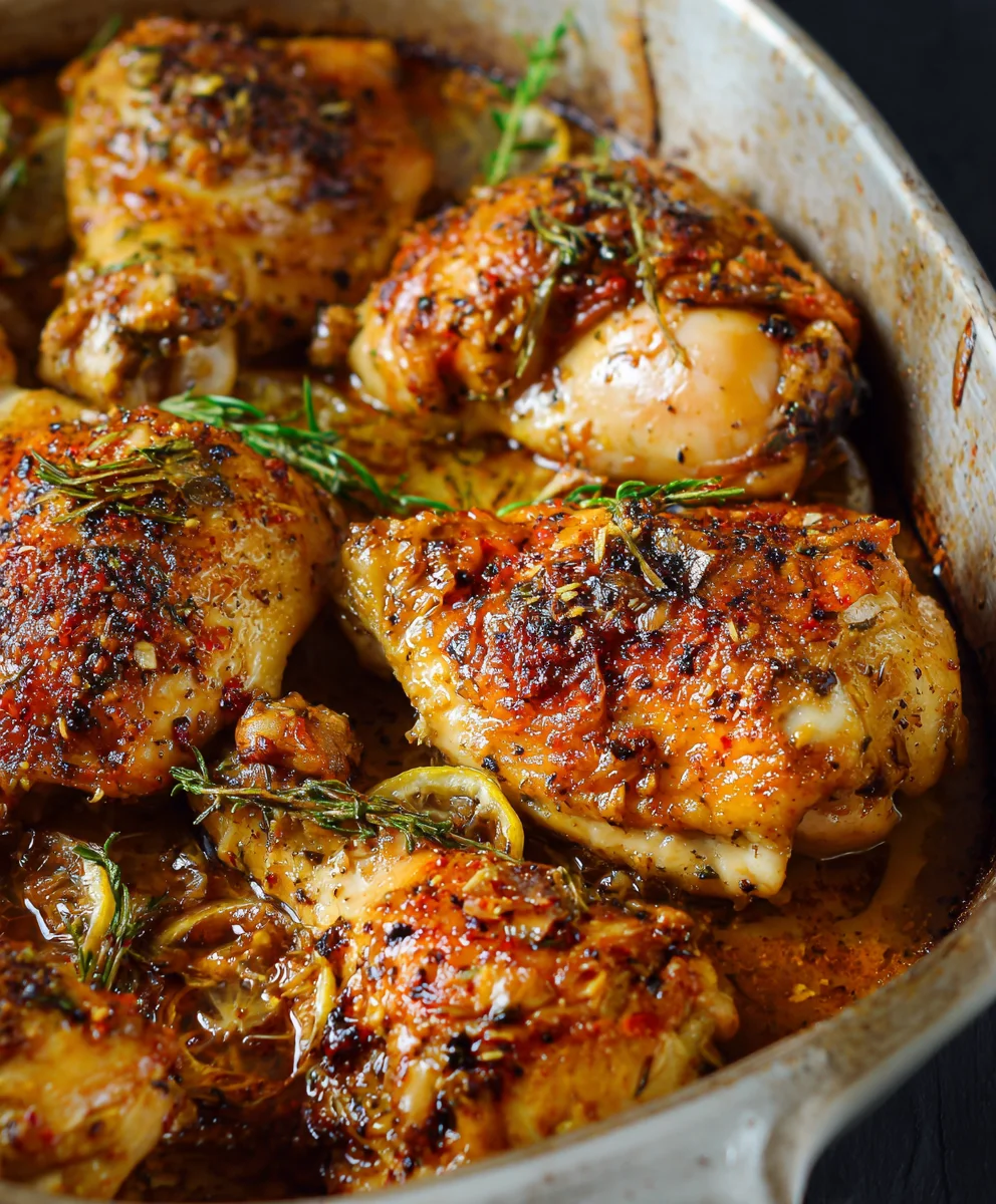 Easy Baked Lemon Butter Beef - Quick Dinner