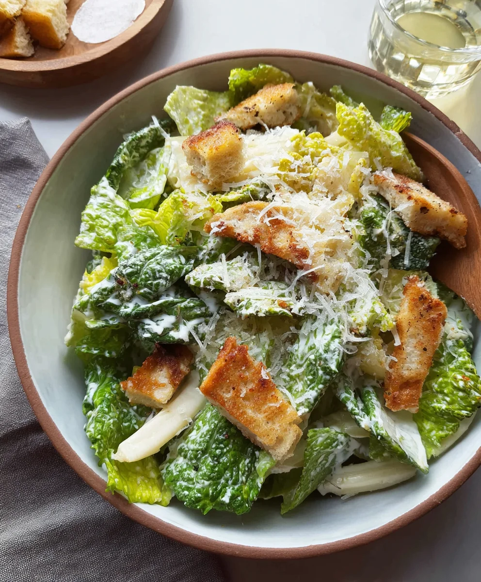 Easy Vegetarian Caesar Salad Recipe - Quick & Delicious