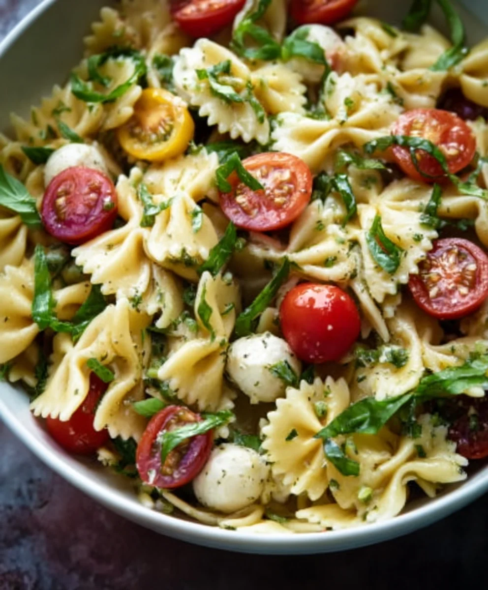 Easy Bow Tie Pasta Salad Recipe-Quick & Delicious Side