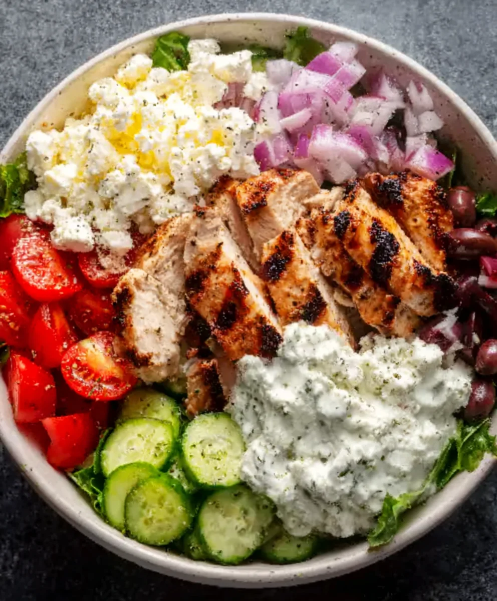 Easy Greek Chicken Bowls-Healthy Flavorful Meal
