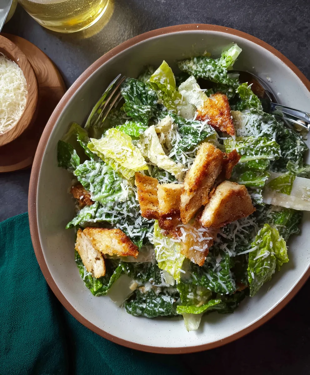 Easy Vegetarian Caesar Salad Recipe - Quick & Delicious