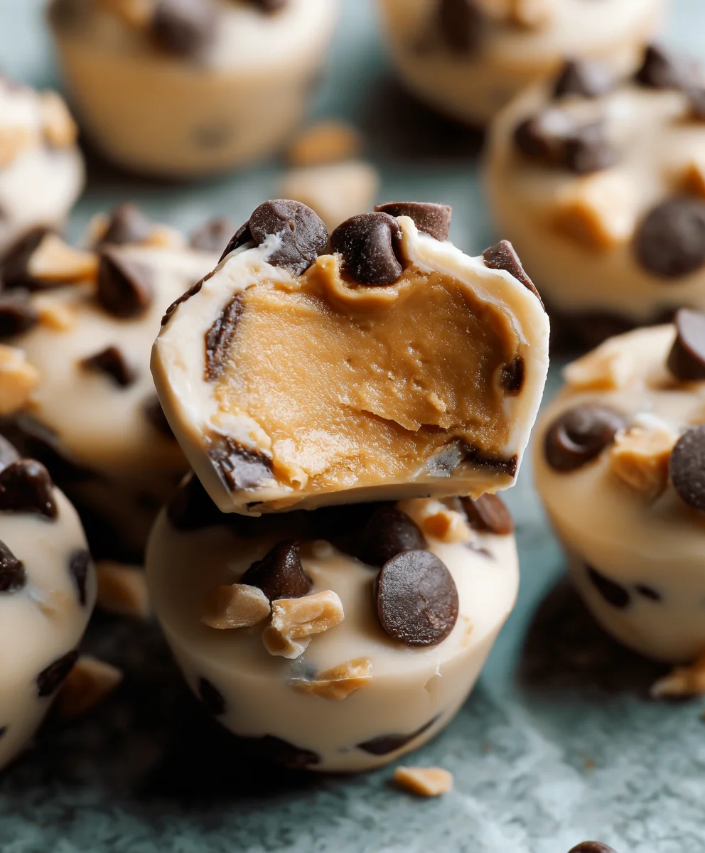 Frozen Greek Yogurt Peanut Butter Bites - Healthy Treat