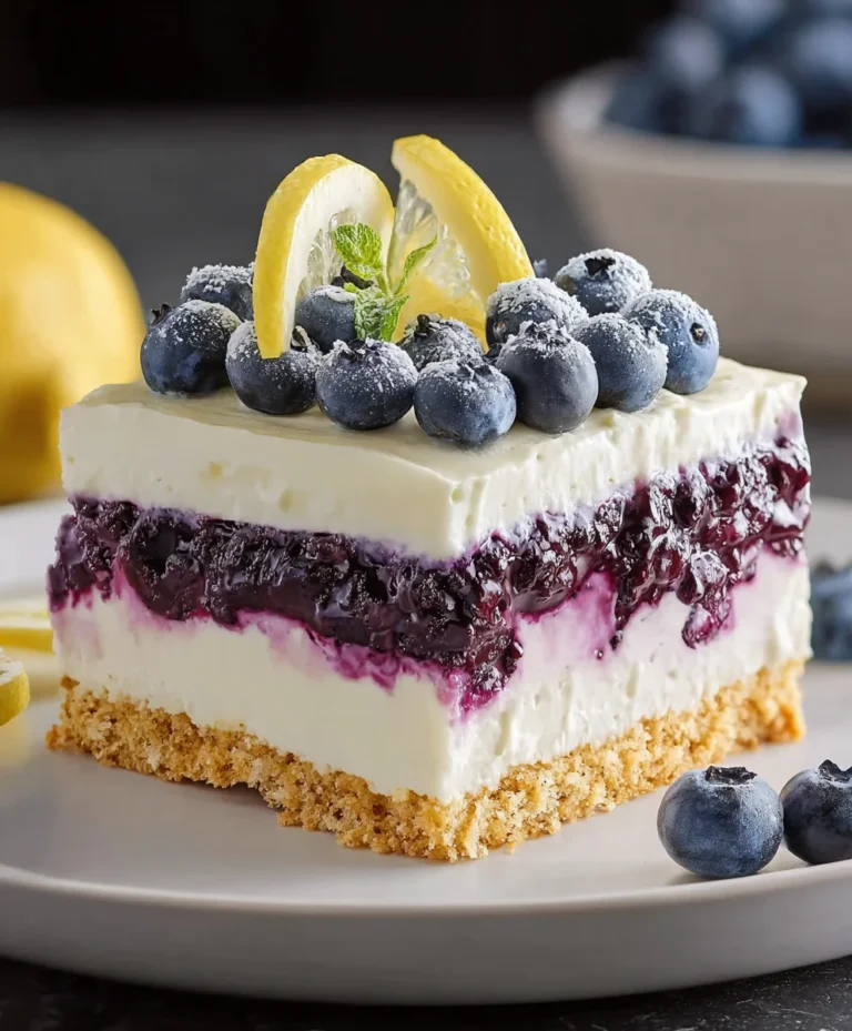 Lemon Blueberry Delight Recipe – Easy & Delicious