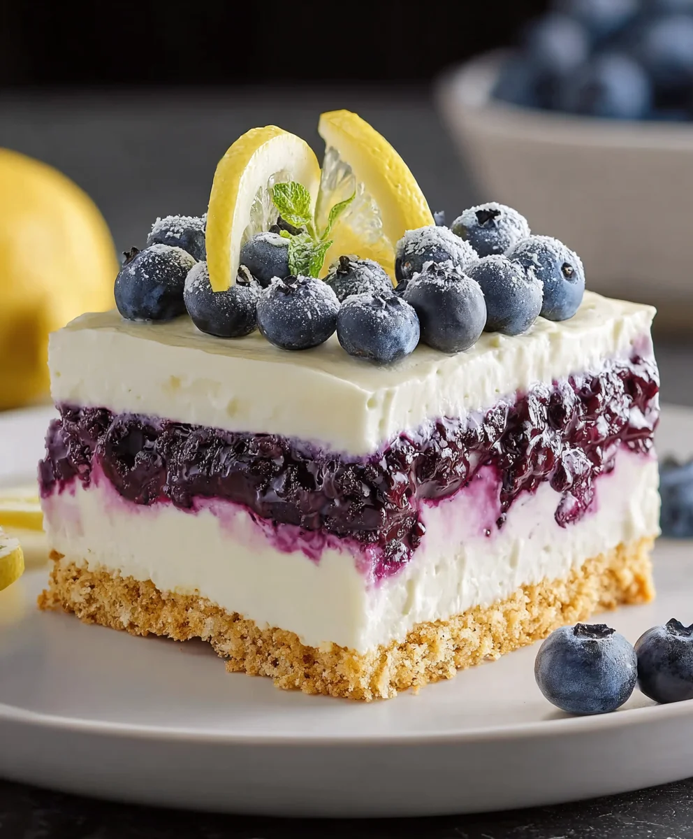 Lemon Blueberry Delight Recipe - Easy & Delicious