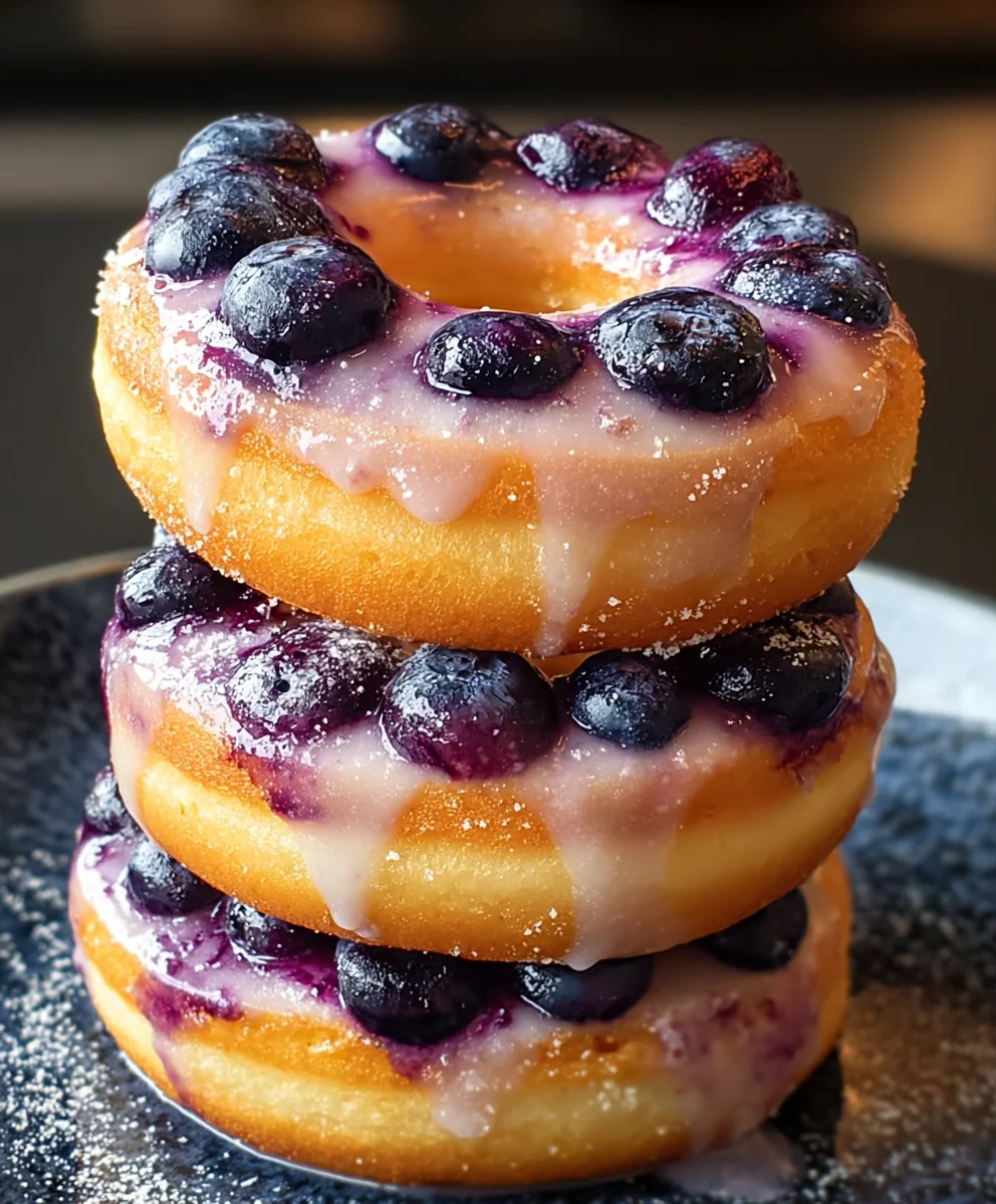Keto Blueberry Donuts-Delicious Low Carb Treat