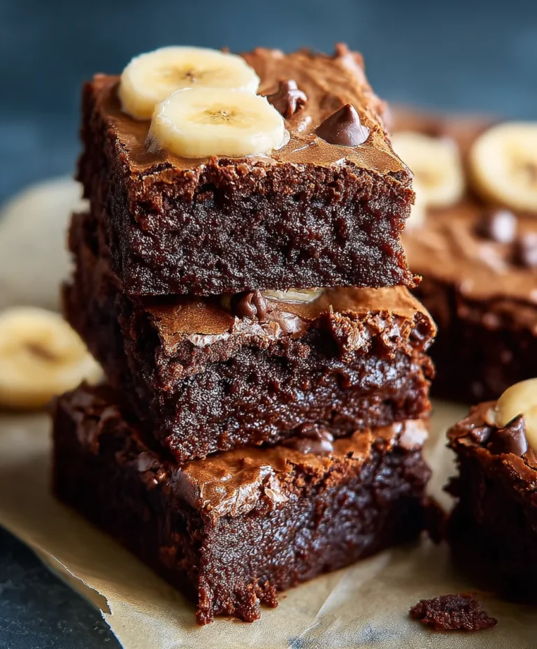 Moist Banana Brownies – Easy Guilt-Free Treat