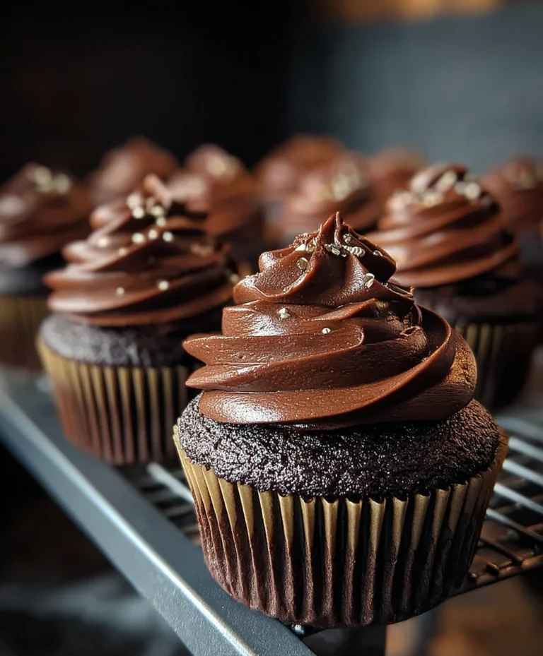 Decadent Chocolate Fudge Cupcakes-Rich & Easy Recipe