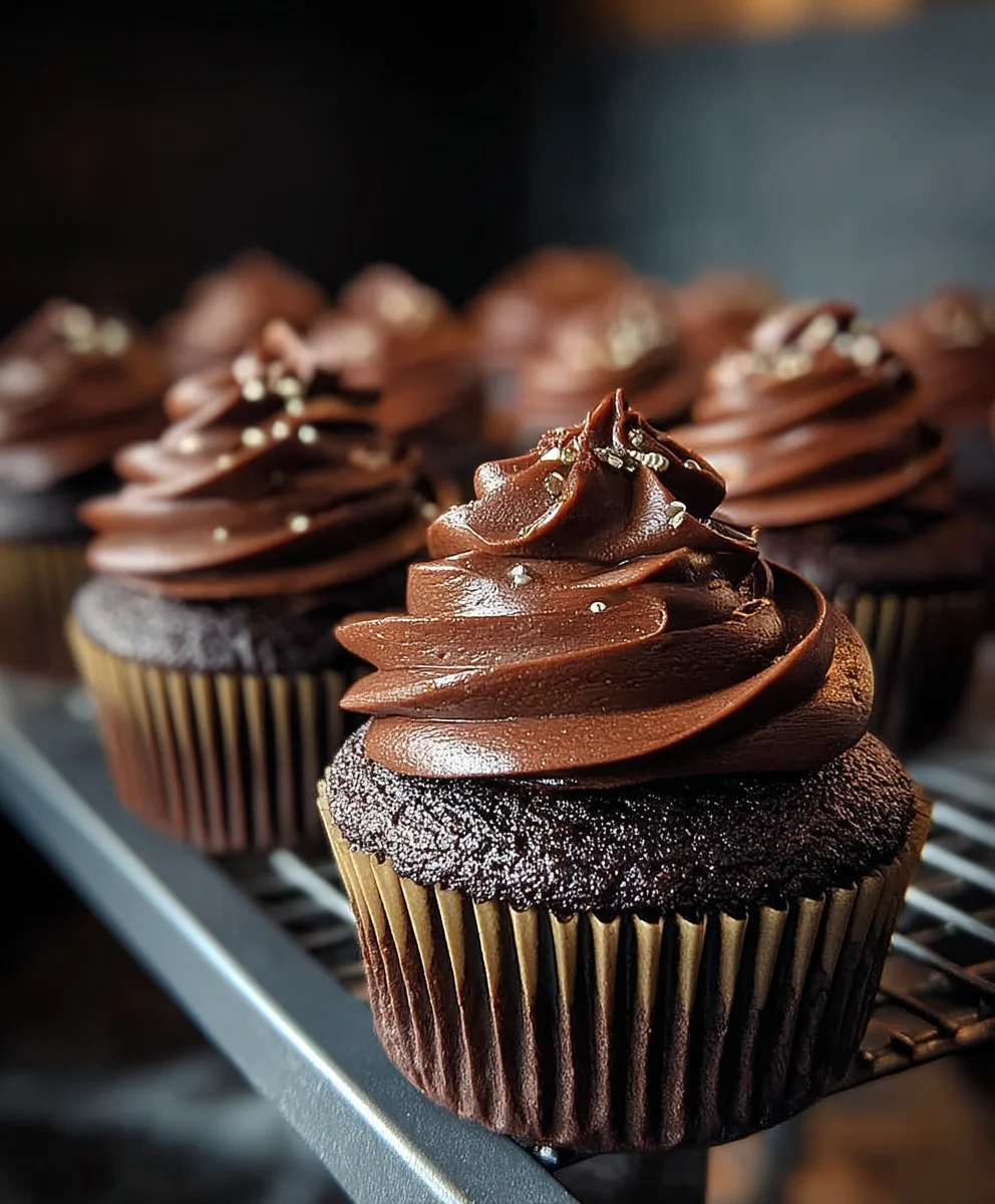 Decadent Chocolate Fudge Cupcakes-Rich & Easy Recipe