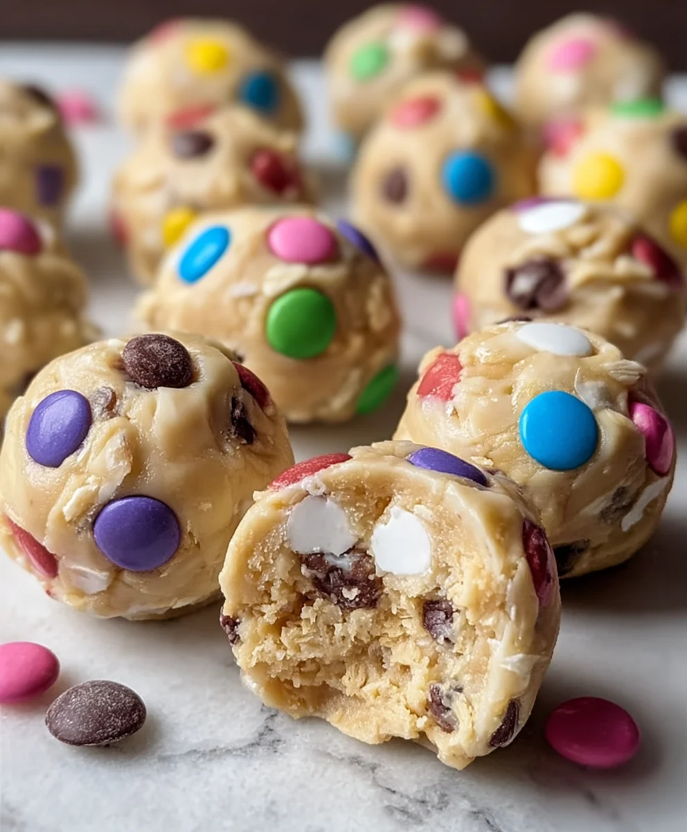 Easter Egg Cookie Dough Bites-No Bake Treat