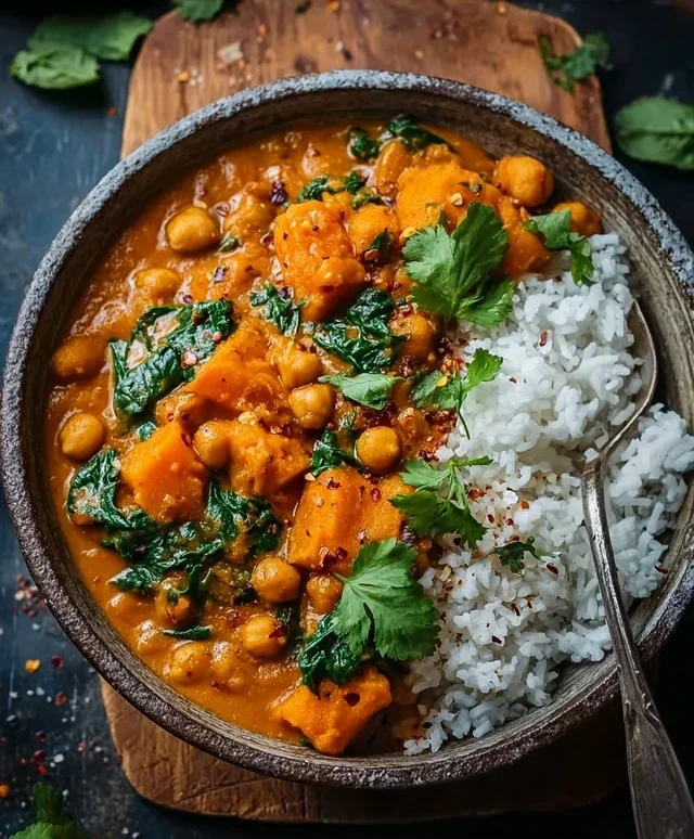 Sweet Potato and Chickpea Curry