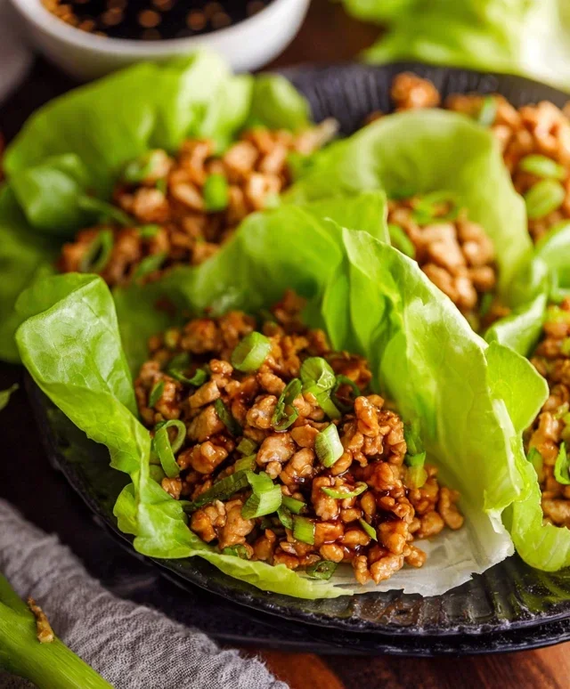 Chicken Lettuce Wraps (PF Chang's Copycat)