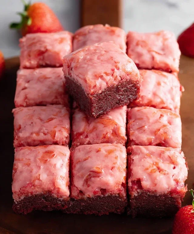 Strawberry Brownies