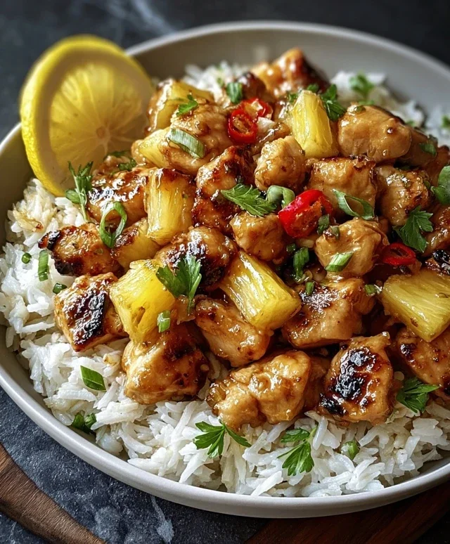 Pineapple Chicken and Rice