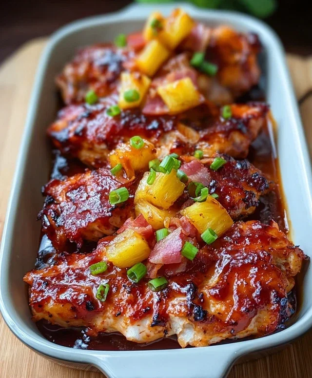 Beef Beef Bacon Pineapple BBQ Chicken