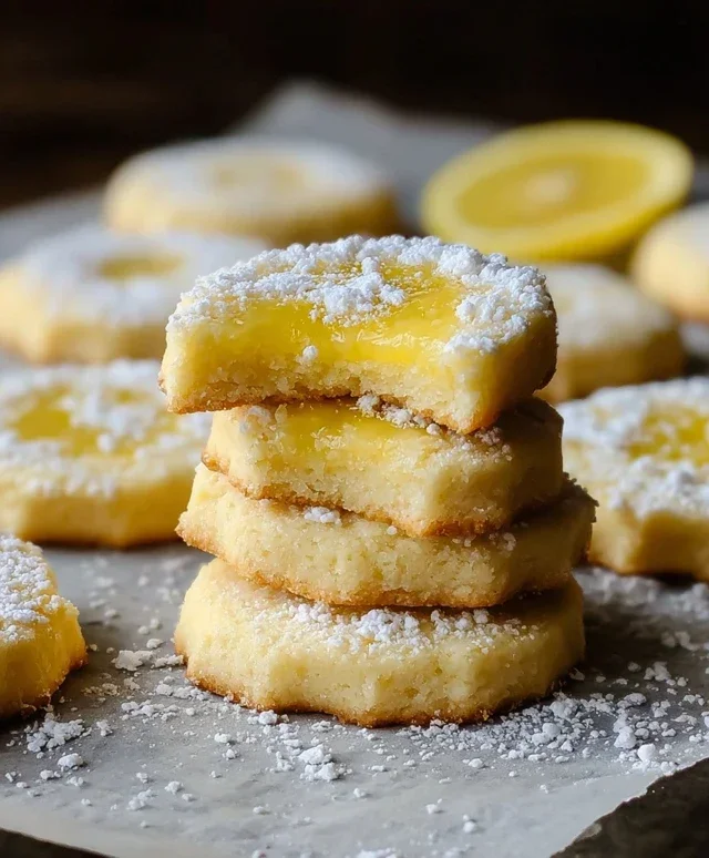 Lemon Bar Butter Cookies
