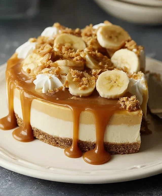 No-Bake Banoffee Cheesecake