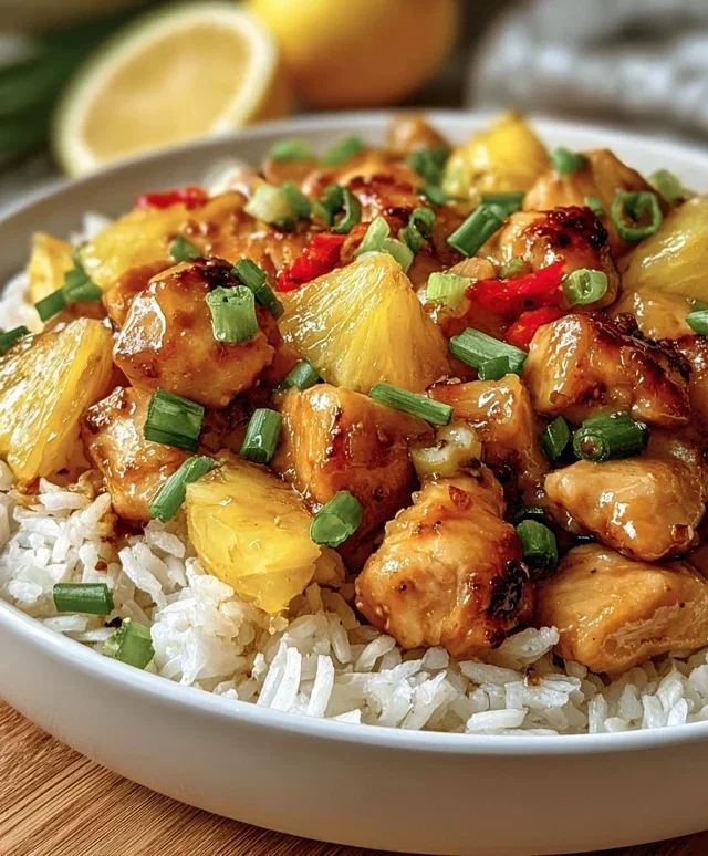 Pineapple Chicken and Rice