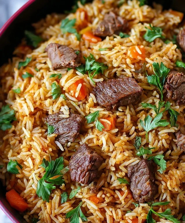 Beef Rice Plov