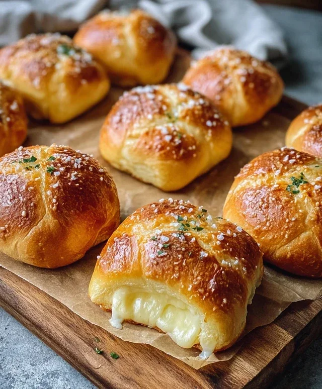 Korean Cream Cheese Garlic Buns