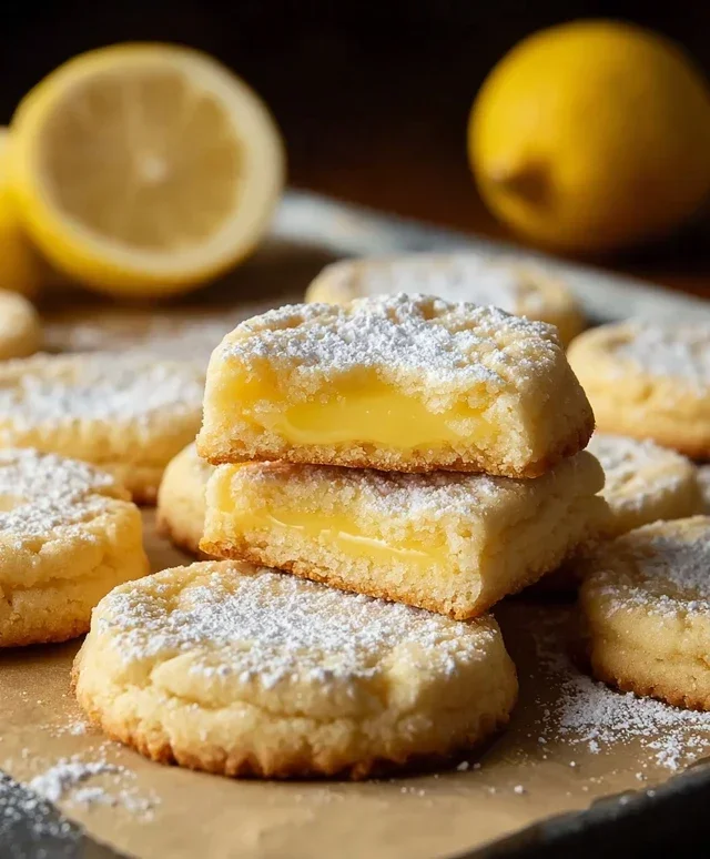 Lemon Bar Butter Cookies