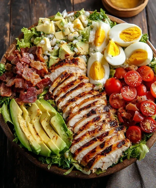 Pnon-non-non-alcoholic alternativeic non-alcoholic aleo Grilled Chicken Cobb Salad