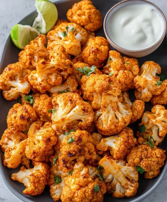 Air Fryer Buffalo Cauliflower Recipe