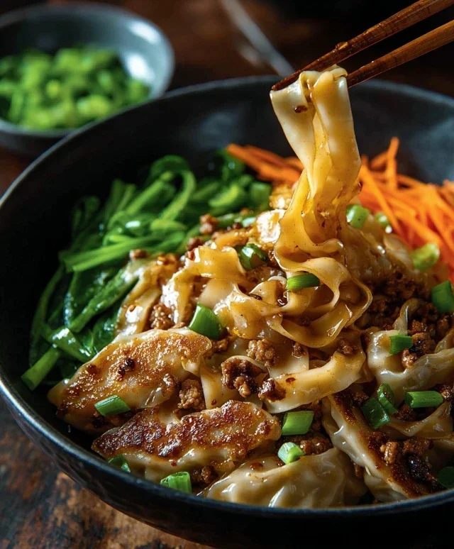 Potsticker Noodle Bowl