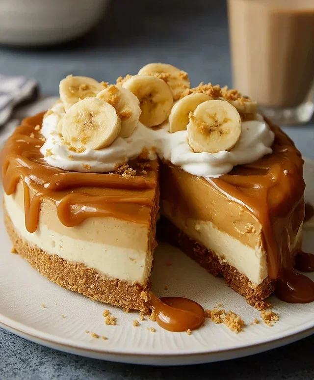 No-Bake Banoffee Cheesecake