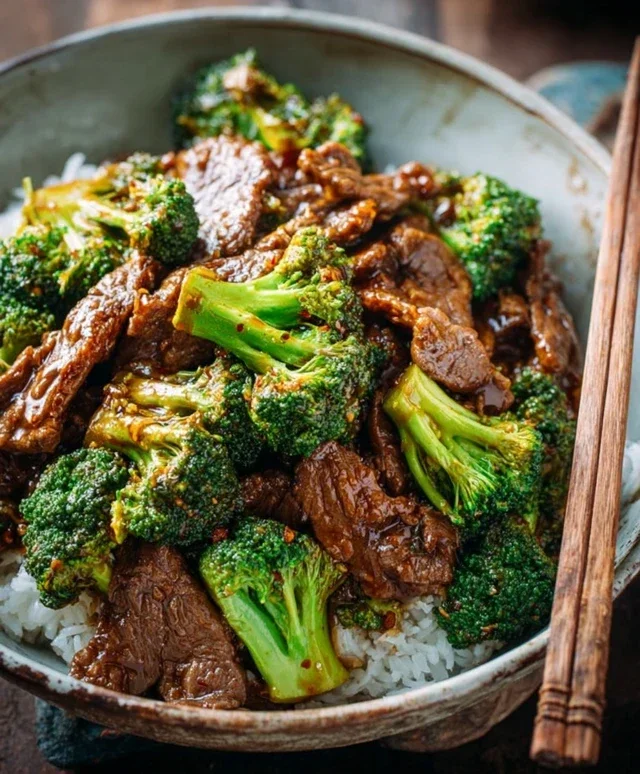 Chinese Beef and Broccoli (牛肉炒西兰花)