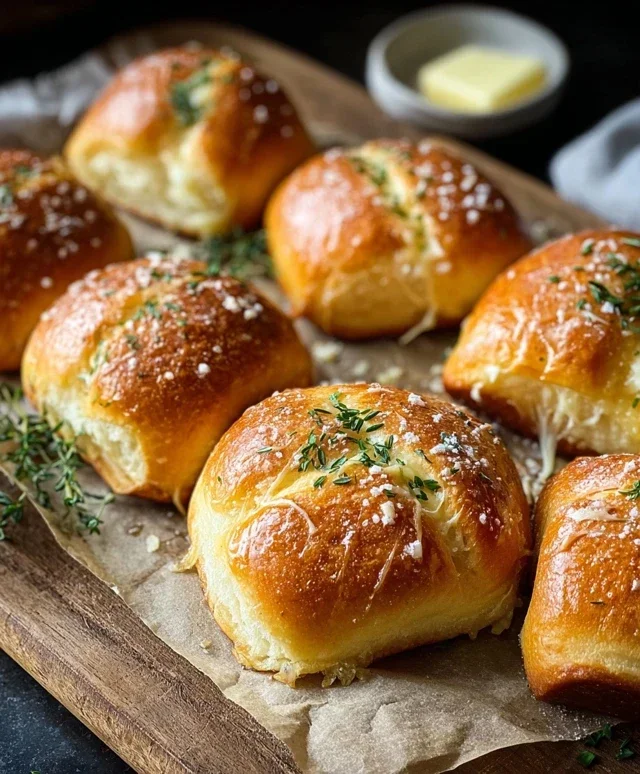 Korean Cream Cheese Garlic Buns