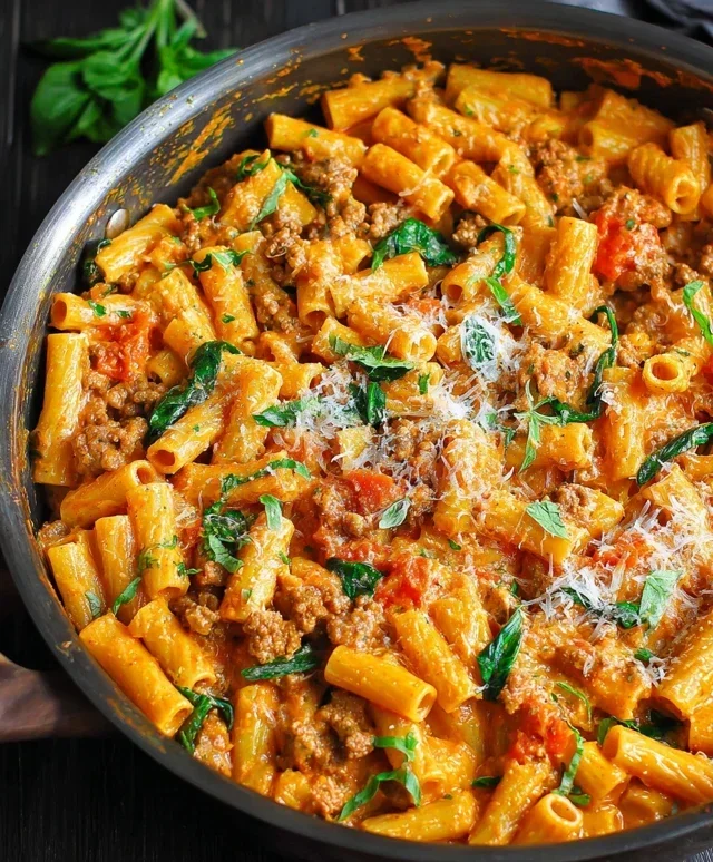 Creamy Sausage Rigatoni (One-Pan, 30-Minute Meal)