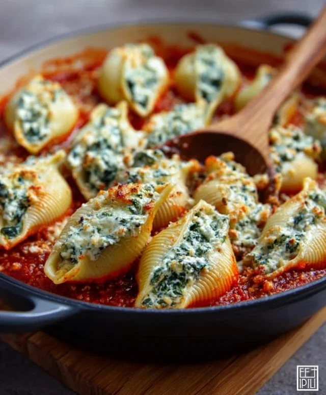 Spinach and Ricotta Stuffed Shells Recipe